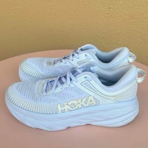 Women’s Hoka Bondi 7 White, US 8